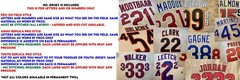 Atlanta Braves Lettering Kit for an Authentic, Replica or Youth 2023 Jersey