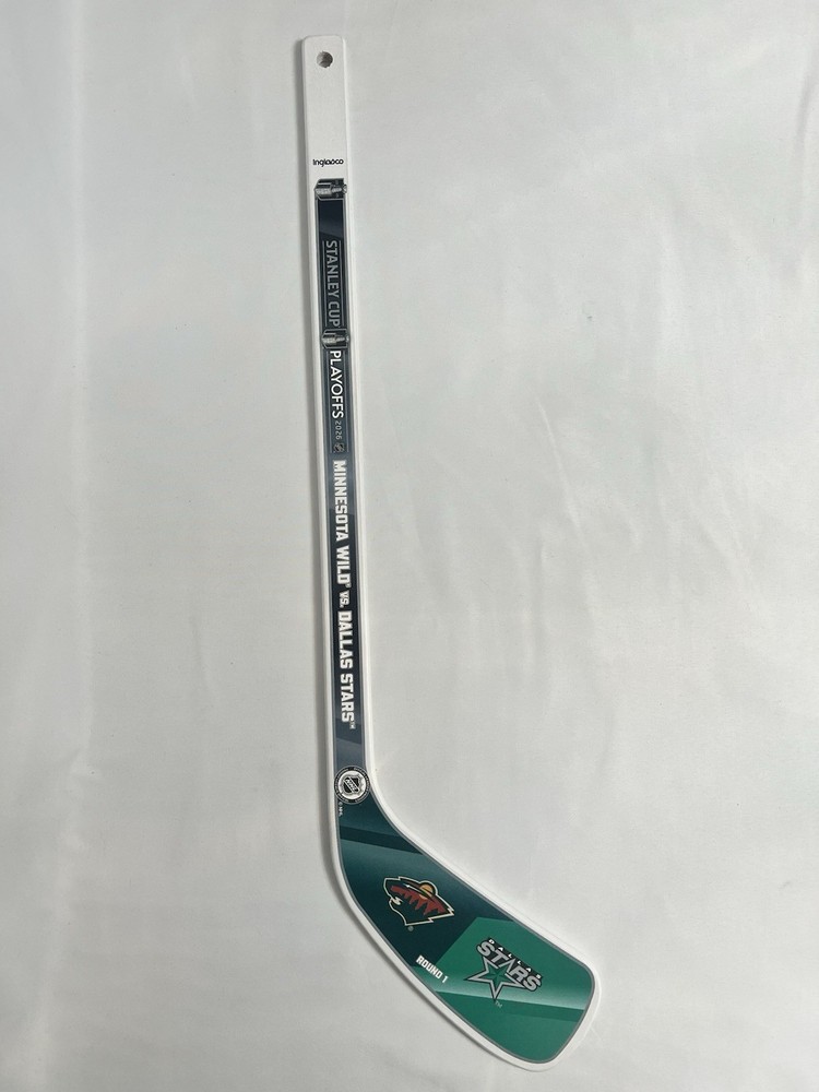 Minnesota Wild Defeat Dallas Stars NHL Stanley Cup Playoffs Mini Hockey Stick