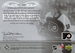 2006-07 Be A Player Portraits First Exposures #FEMR Mike Richards Jersey – NM-MT