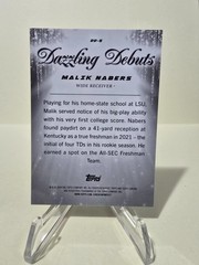 2024 Topps Chrome MALIK NABERS *ROOKIE DAZZLING DEBUTS* case hit NY GIANTS sp