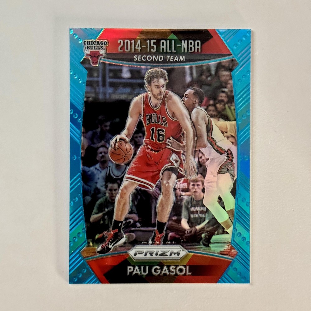 2015-16 Prizm #384 Pau Gasol Light Blue Prizm All-NBA Team #/199 Bulls