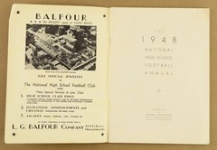 1948 National High School Football Annual Universal Sports Press 127 Pages