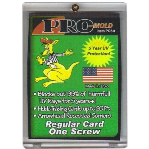 Trading Card Supplies – Pro-Mold – ONE SCREW REGULAR CARD HOLDER (20 Pt.)(PC5II)