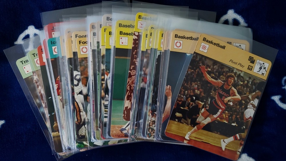 LOT 92 SPORTSCASTER CARDS HALL OF FAME BASEBALL BASKETBALL FOOTBALL HOCKEY