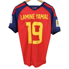 2026 Spain Yamal Home Player Version Short Sleeve Soccer Jersey Football Shirt