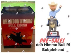 Brandon Nimmo Bull Riding Texas Rangers Bobblehead 6/7/26
