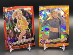 2025 Panini Prizm – Sarah Ashlee Barker #31 Red Seismic 106/249 & Orange Ice