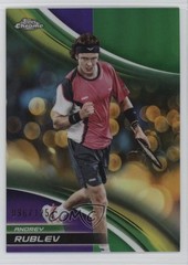 2025 Topps Chrome Purple & Green Refractor 96/125 Andrey Rublev #7 0i9z