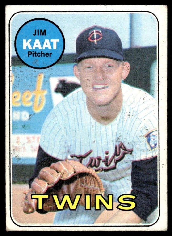 1969 Topps Jim Kaat Minnesota Twins #290