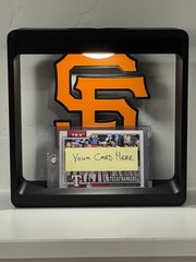 SF Giants Lighted Card Display – Fits PSA Slabs, One-Touch Card Holders