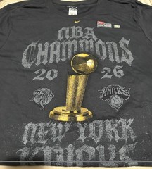 New York Knicks Nike 2026 NBA Champions Locker Room T-Shirt Sz S-XXL 100% authen