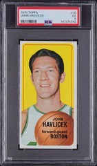 1970-71 JOHN HAVLICEK PSA 5 Topps #10 Card EX Certifica 147374740 Boston Celtics