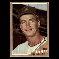 Dick LeMay #71 1962 Topps San Francisco Giants Baseball Card MLB EX