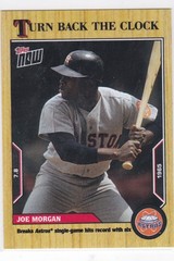 2022 TURN BACK THE CLOCK #100 JOE MORGAN- HOUSTON ASTROS
