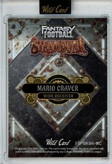 2026 Wild Card Mario Craver Steampunk Fantasy Football 1/1 One of One RC