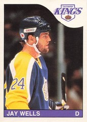 JAY WELLS 1985-86 O-PEE-CHEE HOCKEY #178