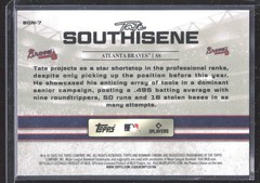 Tate Southisene 2025 Bowman Draft Chrome Draft Night BDN-7 Braves