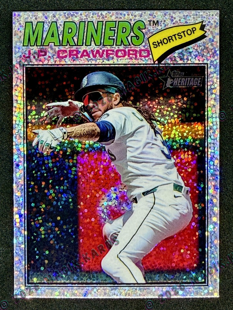 J.P. Crawford #289 – 2026 Topps Heritage – Chrome Silver Sparkle Refractors
