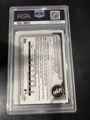 2024 Bowman White sox Colson Montgomery 10/50 Gold Shimmer PSA 10