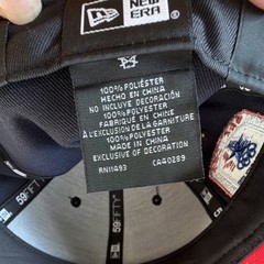 New Era 59FIFTY LA Dodgers MLB Fitted Cap Hat 7 3/8 Navy Red Black