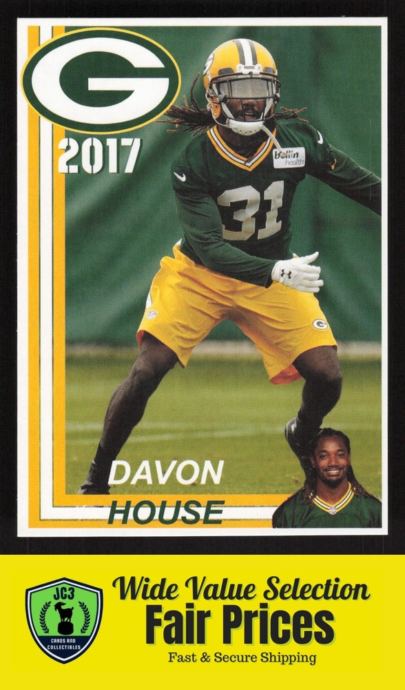 2017 Green Bay Packers Police Ashwaubenon Public Safety Davon House #19 Packers
