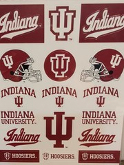 Indiana Hoosiers Spirit Stickers – Me & My Big Ideas – NCAA Football Basketball