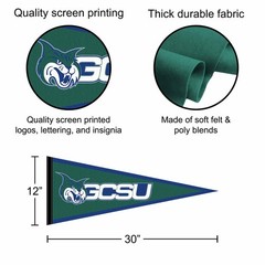 Georgia College Bobcats 12 in X 30 in Wordmark College Pennant