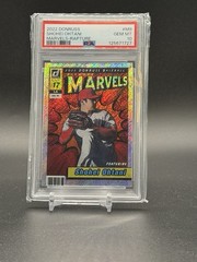 2022 PANINI DONRUSS #M-9 SHOHEI OHTANI MARVELS RAPTURE PSA 10 DODGERS ANGELS
