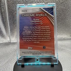 #RVA-19 Alan Trammell 2026 Topps Chrome Chrome Rivals Away Detroit Refractor⚾️🔥