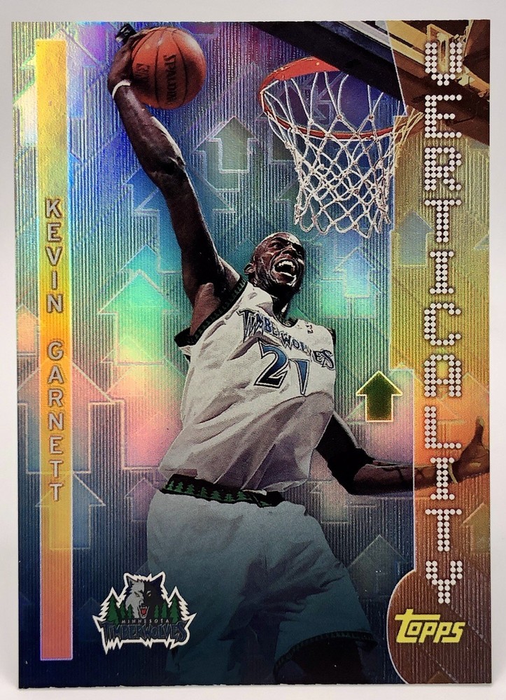 2002-03 Topps – Kevin Garnett #V12 – Verticality Insert – Holo Foil