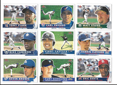 2001 Fleer Tradition Baseball Trading Cards / Choose #s 201 – 450 / mb33