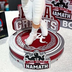JOE NAMATH Alabama Crimson Tide Football Legend Exclusive NCAA Bobblehead
