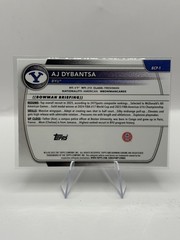 2025-26 Bowman AJ Dybantsa Chrome Mojo Refractor 1st Prospect #BCP-1 Cougars
