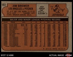1972 Topps #151 Jim Brewer Dodgers 5 – EX