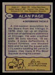 1979 Topps #15 Alan Page