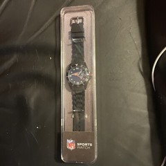 New England Patriots Licensed Football Team Men&rsquo;s Black Sparo Spirit Watch
