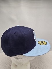 Baltimore Orioles MLB Navy Baby Blue New Era 59Fifty Fitted Hat Cap Size 7 1/2