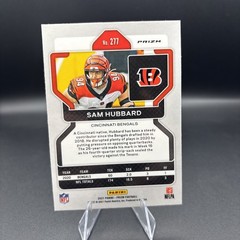 2021 Panini Prizm – Sam Hubbard #277 Red Ice Prizm