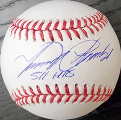Miguel Cabrera Autographed OMLB Baseball Inscribed 511 HRs Beckett COA