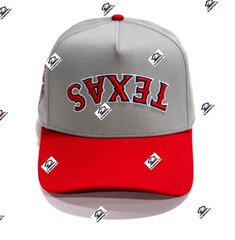 Texas Rangers x True Brvnd – RED / GRAY (1996 Road Grey) Theme Night Hat 7/20/26