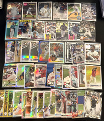 (45x) ALL MLB Vet Refractor XFractor Blue Chrome Prizm Alonso Pujols Schwarber +
