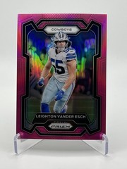 Leighton Vander Esch #76 Dallas Cowboys LB 2023 Panini Prizm Pink