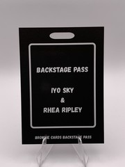 Rhea Ripley & Iyo Sky (Rhiyo) CUSTOM WWE Card ACEO Backstage Pass Design