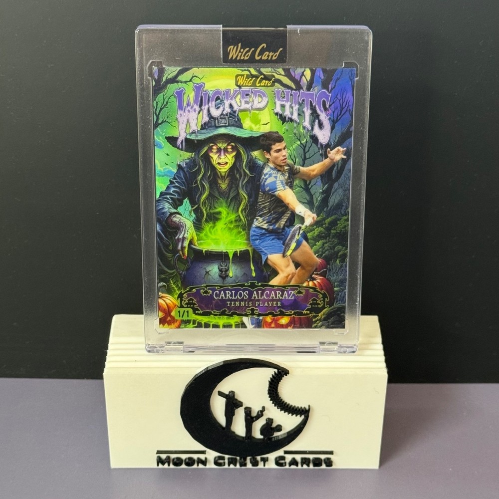 Carlos Alcaraz 🇪🇸 #1/1 | « Wicked Hits » | Sealed — Wild Card Wicked Hits