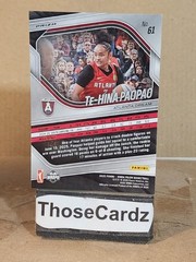 2025 Panini WNBA Cracked Ice Prizm #61 Te-Hina Paopao