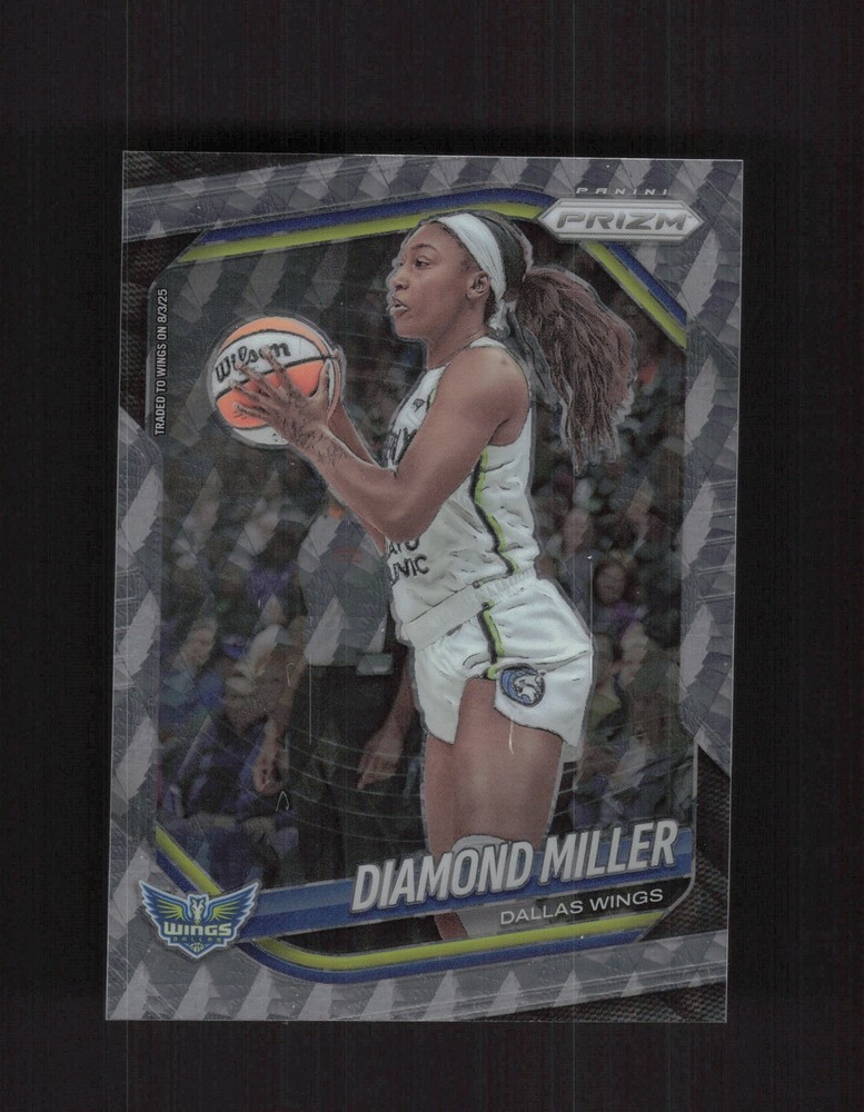 2025 Panini Prizm WNBA #27 Diamond Miller Swirl Prizms