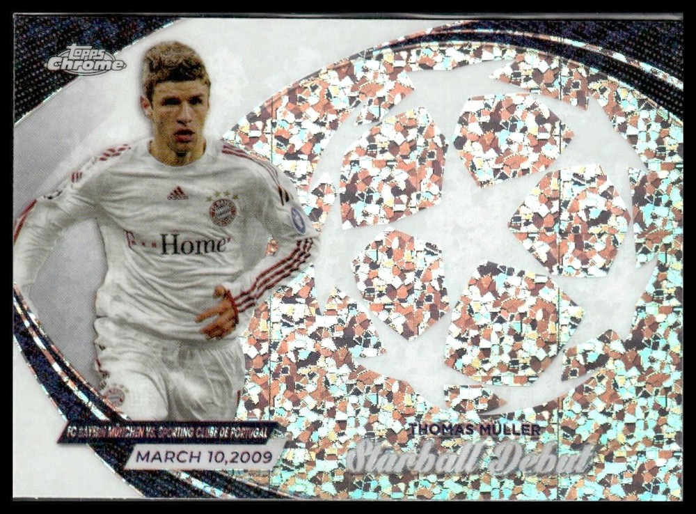 2023-24 Topps Chrome UEFA UCC Starball Debuts SD-1 Thomas Muller Bayern Munich