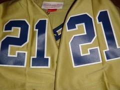 Men&rsquo;s Big & Tall Calvin Johnson NCAA Georgia Tech Mitchell & Ness Legacy Jersey