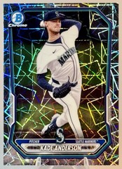 2026 Bowman Chrome Kade Anderson Laser Refractor #BCP-19 Seattle Mariners SP