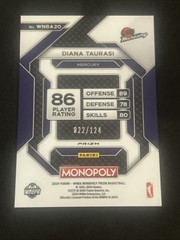 2024 Panini Prizm Monopoly WNBA – Prizm Skills Diana Taurasi #WNBA20 Orange…
